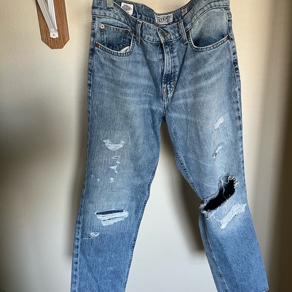 Lucky Brand l Ripped Mom Jeans l Size 4